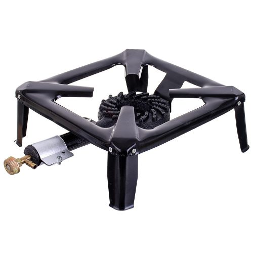 Aragaz Portabil 30x30cm cu Putere de 5,5 kW, Material Oțel, Compatibil cu Gaz Propan-Butan