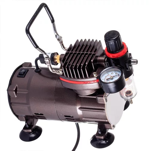Compresor Profesional pentru Modelare TC Technic AS802, 1/5 CP, 3L, Fără Ulei, 230V