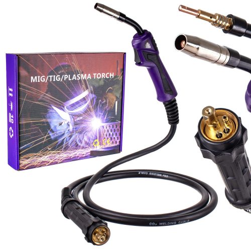 Profesional Pistol de Sudură 4m MB15 Mig Mag Tig cu Conector Euro (0,6-1,2 mm)