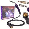 Pistol de Sudură Profesional Mig Mag Tig MB25 cu Conector Euro, Lungime 3m, pentru Sârmă 0,6-1,2 mm