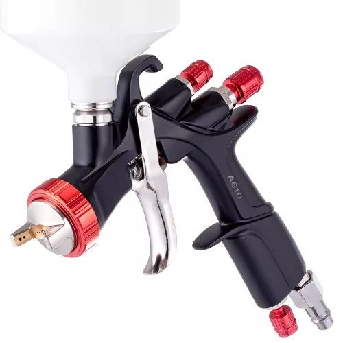 Pistol de Pulverizare Premium Aeropro A610 LVLP 1,4 mm cu Consum Redus de Aer