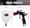 Pistol Pulverizator Premium Aeropro A610 LVLP 2,0 mm cu Consum Redus de Aer