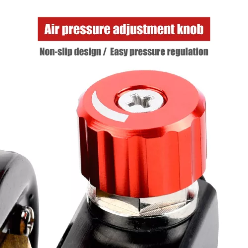 Mini Regulator de Presiune cu Manometru pentru Pistoale de Pulverizare Aeropro A613 Premium 1/4" (6.35 mm)