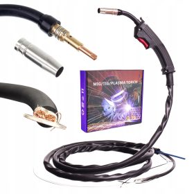   Pistol de sudură TW14 fără priză Euro pentru aparate de sudură Mig și Mag (Compatibil cu Einhell, Profimig)