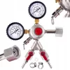 Reductor Dioxid de Carbon pentru Apă, Bere și Vin cu Dublă Siguranță și Dublu Manometru (2 supape de 8mm)