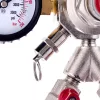 Reductor Dioxid de Carbon pentru Apă, Bere și Vin cu Dublă Siguranță și Dublu Manometru (2 supape de 8mm)