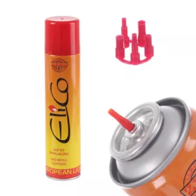   Reîncărcător de Gaz 300ml pentru Brichete cu Vârfuri Interșanjabile