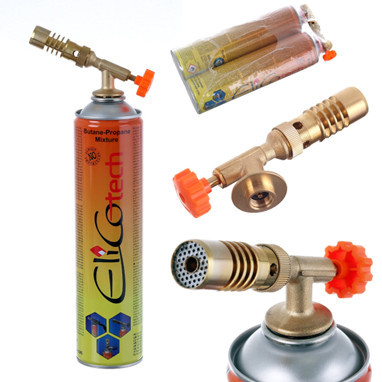 Arzător Foraj cu 2 Butelii de Gaz EliCo de 600ml