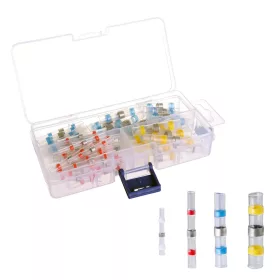   Set Huse Termocontractabile cu Lipituri de Cositor, Impermeabile, pentru Conexiuni Electrice (80 bucăți) 0,25-6,0 mm² TC Technic SC80