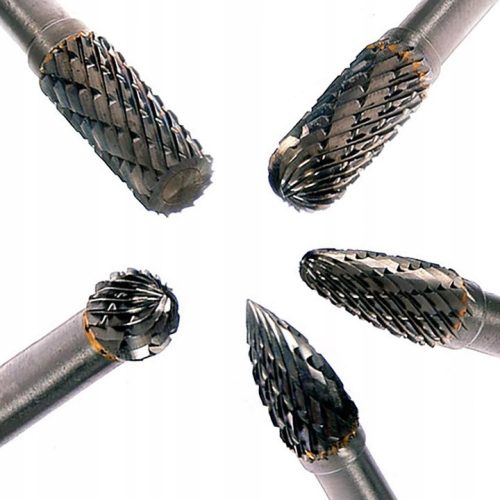 Set de Freze Vidia (5 piese) pentru Șlefuitoare cu Prindere de 6 mm TC Technic SK2711