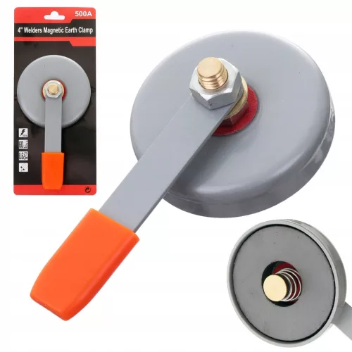 Suport Magnetic de Masă pentru Cablu de Împământare 500A, Diametru 85 mm, TC Technic MCEC86-500A