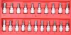 Set de Chei Tubulare cu Cutie din Plastic (46 piese) 1/4" TORX, HEX, PZ, PH - TC Technic JC10001