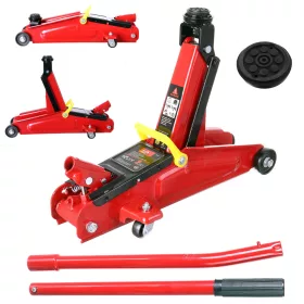   Cric Hidraulic Krokodil Big Red T82003C, Înălțime 130-375mm, Capacitate 2 Tone