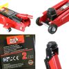 Cric Hidraulic Krokodil Big Red T82003C, Înălțime 130-375mm, Capacitate 2 Tone