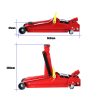 Cric Hidraulic Profil Jos Big Red T820011, Capacitate 2,5 Tone, Înălțime 85-380 mm