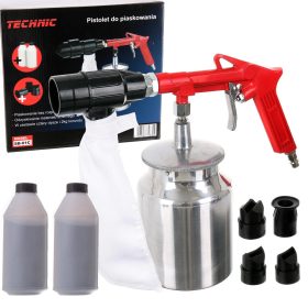   Pistol de Sablat cu Rezervor și Sistem de Recuperare a Nisipului + 2 kg Corindon Tehnic SB-01C