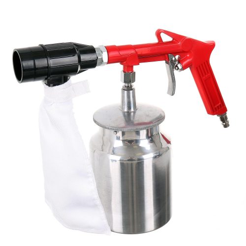 Pistol de Sablat cu Rezervor și Sistem de Recuperare a Nisipului + 2 kg Corindon Tehnic SB-01C