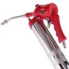 Pistol de Ungere Pneumatic Rotake RT-4106-5, Compatibil cu Operare Manuală și Pneumatică, Prelungitor Metalic 170 mm, Prelungitor Flexibil 275 mm, Rezervor 500 ml