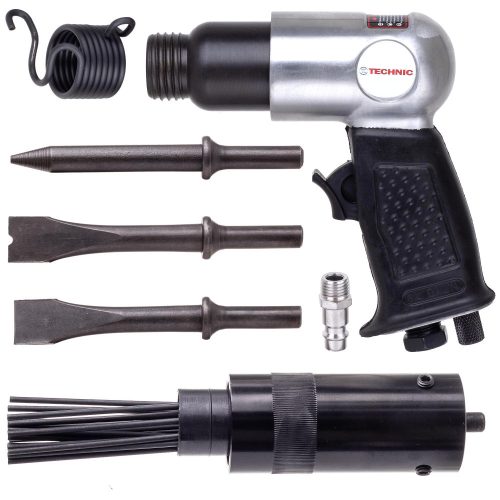 Ciocan Pneumatic de Aer cu 3 Capete de Daltă și Acul Tehnic AT-8039DA (Fixare Rotundă)