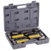 Set Ciocane cu Nicovală în Valiză de Plastic Technic LT-A1226 (3 Ciocane, 4 Nicovale)