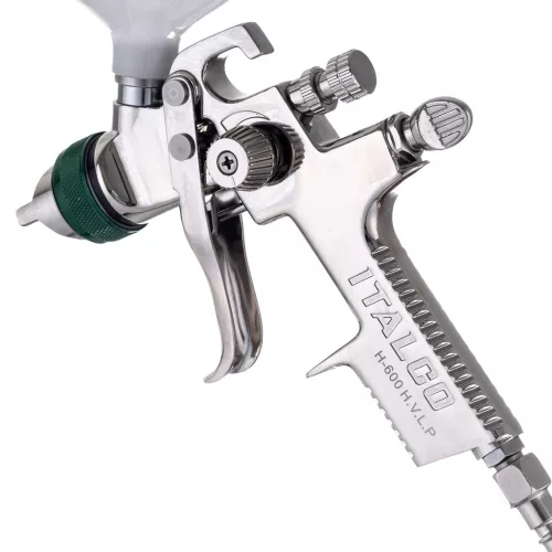 Pistol de Vopsit Profesional ITALCO H-600 Volum Mare, Presiune Mică cu Duza de 1,3 mm
