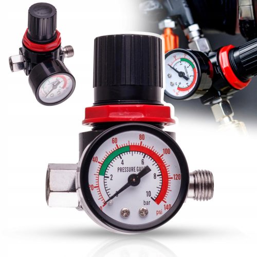 Regulator de Presiune Pneumatic cu Manometru pentru Pistol de Vopsit 1/4" Sicopro MF05