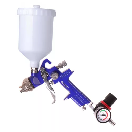 Profesionist HVLP Pistol de Vopsit cu Duze de 1,4mm și 1,7mm și Regulator de Presiune - Sicopro H-827P