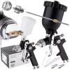 Set Profesional Pistol de Pulverizare cu 3 Duze 0,8mm 1,4mm 1,7mm HVLP TC TECHNIC