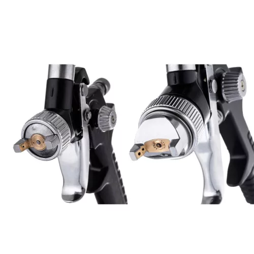 Set Profesional Pistol de Pulverizare cu 3 Duze 0,8mm 1,4mm 1,7mm HVLP TC TECHNIC