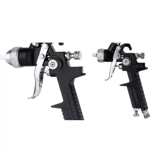 Set Profesional Pistol de Pulverizare cu 3 Duze 0,8mm 1,4mm 1,7mm HVLP TC TECHNIC