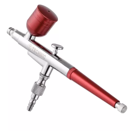 Aerograf pentru Modelare cu Duza de Precizie de 0,4 mm și Rezervor de 7 ml cu Șurub