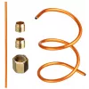 60 cm - Tub flexibil pentru conectarea supapei de reținere și a presostatului la compresoare TC Technic AACE060, diametru 6 mm, compatibil 230 V și 400 V