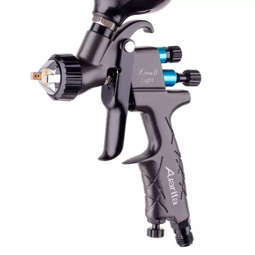 Mini Pistol de Pulverizare HVLP pentru Compresoare Mici cu Duza de 0,8 mm Auarita Lion B Light (250 ml)
