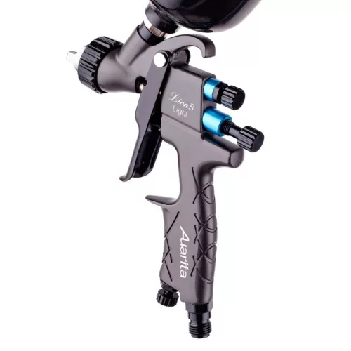 Mini Pistol de Pulverizare HVLP pentru Compresoare Mici cu Duza de 0,8 mm Auarita Lion B Light (250 ml)