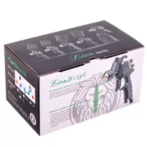 Mini Pistol de Pulverizare HVLP pentru Compresoare Mici cu Duza de 0,8 mm Auarita Lion B Light (250 ml)