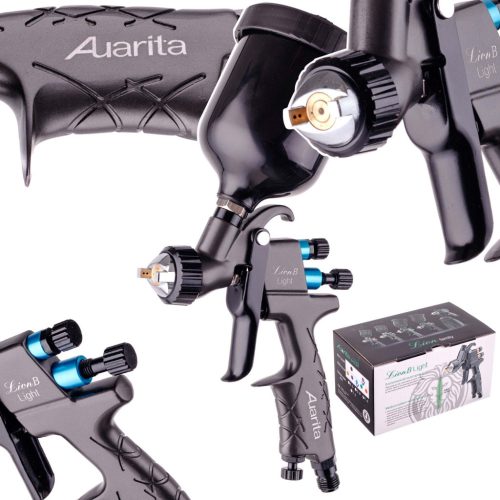 Mini Pistol de Vopsit cu Volum Mare și Presiune Joasă pentru Compresoare Mici cu Duza de 1,0 mm Auarita Lion B Light (250 ml)