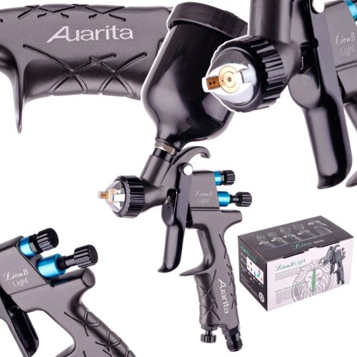 Mini Pistol de Pulverizare HVLP pentru Compresoare Mici cu Duza de 1,2 mm Auarita Lion B Light (250 ml)