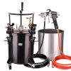 Unitate de Vopsire 20 Litri cu Mixer Integrat și Pistol cu Duza de 1,8 mm, Tuburi de 2 m - PT-20H-2UA