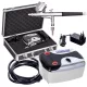 Set Aerograf Profesional pentru Modelare și Pictură, cu Compresor Eficient și Valiză Elegantă, Model HS08-3AC-SKA