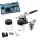 Airbrush Profesional Fengda BD-128 cu Duza de 0,8 mm, Control Dublu, pentru Pictură și Modelare