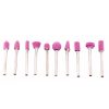 Set Mini Polizor Pneumatic cu Carcasă din Plastic, Viteză 54.000 rotații/minut, Mandrină de 3 mm, Rotake RT-1211K2