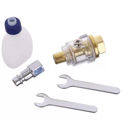 Set Mini Polizor Pneumatic cu Valiză din Plastic Rotake RT-1212K2 (Mandrină de 3 mm)