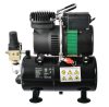Compresor Airbrush cu 2 Ventilatoare și Rezervor de 3 Litri pentru Funcționare Continuă AS-326
