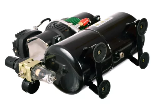 Compresor Airbrush cu 2 Ventilatoare și Rezervor de 3 Litri pentru Funcționare Continuă AS-326