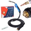 Pistol de Sudură MIG/MAG MB25, 3 Metri, cu Conector Euro și Mâner cu Răcire Eficientă