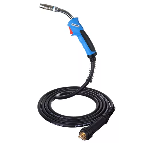 Pistol de Sudură MIG/MAG MB25 cu Lungime de 4 Metri, Compatibil cu Euro-Conector și Cablu Întărit
