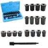 Set de Centrare pentru Discuri de Ambreiaj cu 17 Piese în Valiză de Plastic Technic DN-A1112