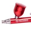 Airbrush Profesional Modelare cu Duza de 0,3 mm B-130 Acțiune Dublă Roșu Mini