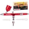 Airbrush Profesional Modelare cu Duza de 0,3 mm B-130 Acțiune Dublă Roșu Mini
