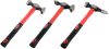 Set Ciocane pentru Prelucrarea Tablei în Geantă de Plastic, 4 Nicovale și 3 Ciocane LT-A1226-2, 26 cm, Mânere din Fibră de Carbon